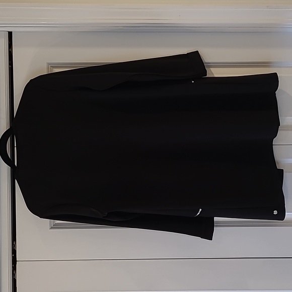 Point Zero Black Long Cardigan Blazer size Medium - Picture 4 of 6